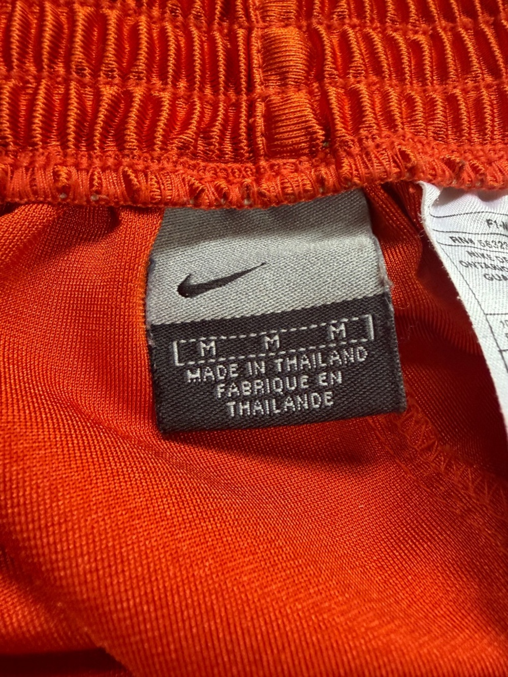 NIKE Vintage Tear-Away Basketball Pants Dazzling Orange Y2K era - Picture 12 of 16